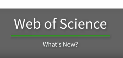 Web of Science  represents the latest improvements